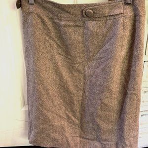 Ann Taylor Tan Pencil Skirt